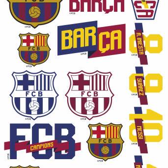 FC Barcelona Barca tatuaże wodne FC-122