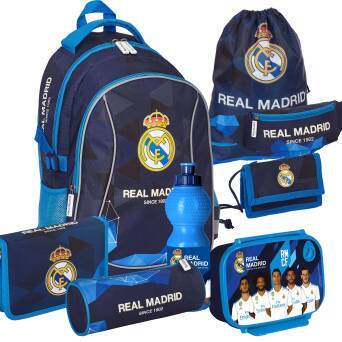 Plecak szkolny RM-72 Real Madryt 8 elementów