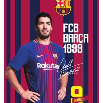 Teczka z gumką A4 FC Barcelona Suarez 9