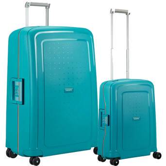 Walizka Samsonite SCure duża + walizka 55 Caribbean Blue