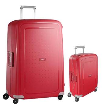 Walizka Samsonite SCure duża + walizka 55 Crimson Red 