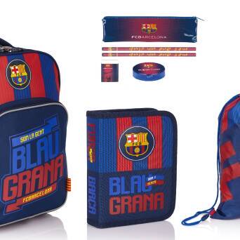 Plecak szkolny FC-131 FC Barcelona w zest.1 + gratis
